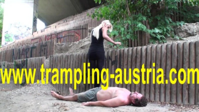 Trampling Austria featuring Princess Paris's bondage smut